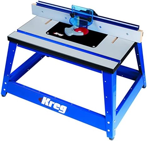 KREG PRS2100 ספסל שולחן נתב עליון עם מתג הפעלה של PRS3100 כפול-אאוט ומוח PRS3020 TRUE-FLEX לוח נוצה