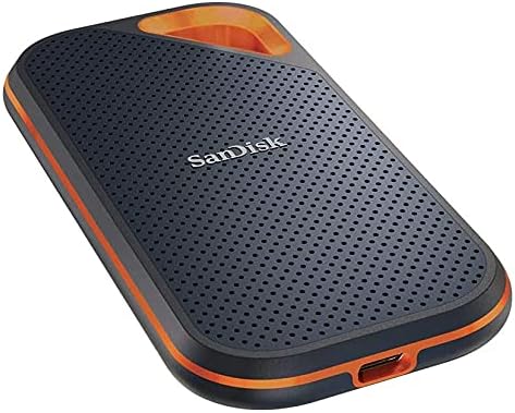 Sandisk Extreme Pro נייד SSD v2 1TB למחשב נייד, מחשב, טאבלט, טלפון עם יציאת USB -C כונן מצב מוצק חיצוני - צרור