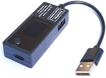 Portapow 3rd Gen Triple USB + USB-C צג כוח עם חוסם נתונים