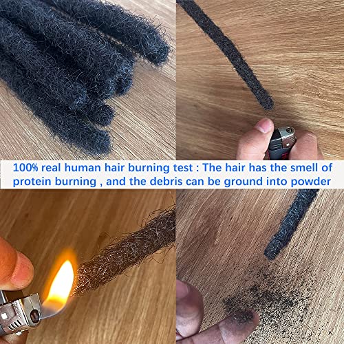 לוק הארכת שיער טבעי 0.4 סמ עובי 8 אינץ 100 גדילים טבעי שחור מלא בעבודת יד קבוע לוקס יכול להיות צבוע ומולבן לנשים