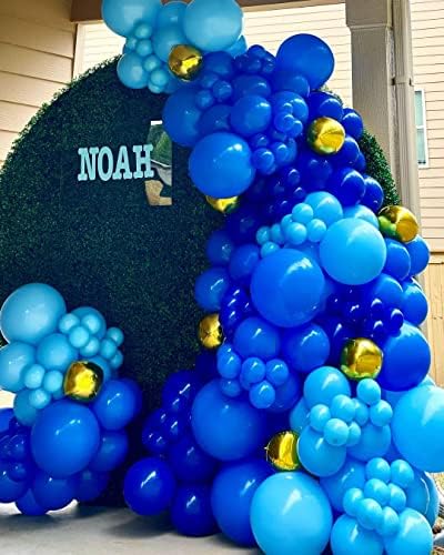 בזנטה כחול בלוני לטקס מסיבת בלוני-100 חבילה 12 אינץ עגול הליום אור כחול בלוני עבור תינוק מקלחת חתונה
