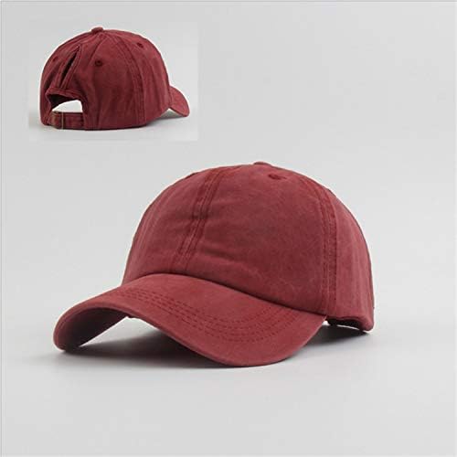גברים ונשים של קלאסי יוניסקס בייסבול כובע מתכוונן שטף צבוע כותנה כדור כובע שמש הגנת כובעים