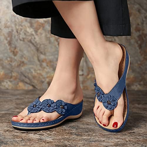 נשים של טריז סנדלי כפכפים רך חוטיני שקופיות אופנה אבזם רצועת סנדלי קיץ נעליים
