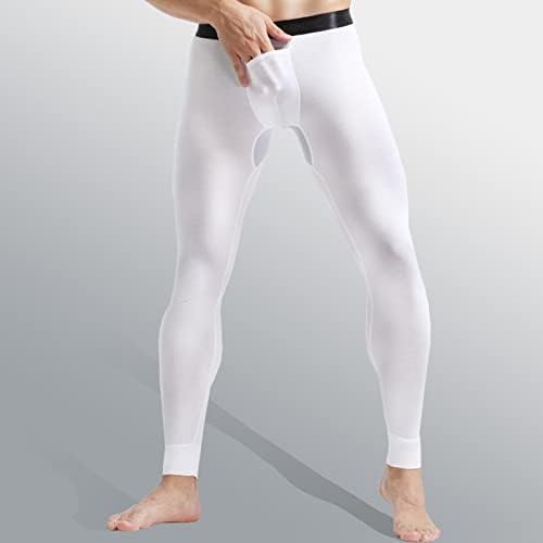 מכנסי דחיסה תרמיים לגברים למתוח חותלות אתלטיות בגזרה גבוהה סתיו חורף גרביונים חמים לריצה
