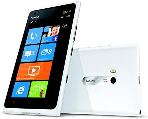 Nokia Lumia 900 16GB נעול לא נעול GSM 4G LTE Windows 7.5 סמארטפון W/ 8MP מצלמה - לבן