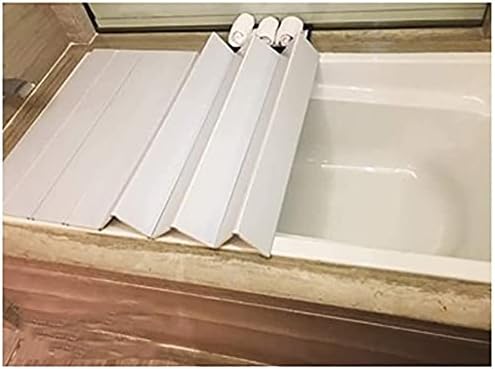 כיסוי אמבטיה אמבטיה של Kekeyang כיסוי אמבטיה אנטי-אשייה מתקפל לוח אבק אמבטיה כיסוי בידוד PVC