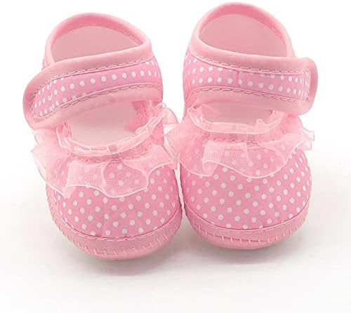 נעלי תינוקות להליכה בנות חמות נקודה יחידה נקודה תינוקת פרוואלקר תחרה רכה נעלי תינוק נעליים מזדמנים