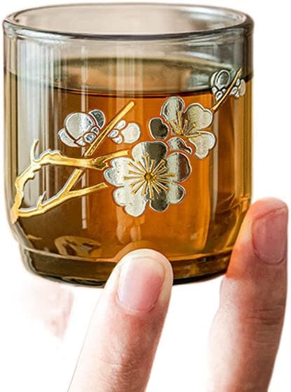 Lemail Wig Tea Cut Glass Home כוס אמן ייעודי אישי מודרני פשוט 茶杯 玻璃 家用 个人 专用 主人杯 现代 简 简 简 简 简 简 简 简