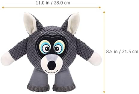 צעצועי גור IPETBOOM צעצוע חיית מחמד חמוד כלב מלא כלב כלב צעצוע שיניים לעיסת צעצועים צועקים וקומם קטיפה-
