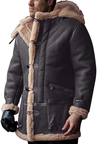 מעילי חורף לגברים, מעיל שלג במשקל כבד מעיל כותנה רגיל של מעילי פלייס פלייס מעילים ומעילים