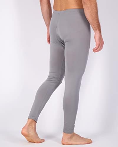 3 חבילה: שכבת בסיס תחתונים תרמיים של גברים מכנסי דחיסה מרופדים - זבוב פונקציונלי -ארוך ג'ון תחתון