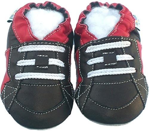 ג'ינווד עור תינוק נעלי סוליה רכות ילדה ילדה תינוקת ילדים ילדים פעוט עריסה ראשונה לטייל מתנה סקייטבורד