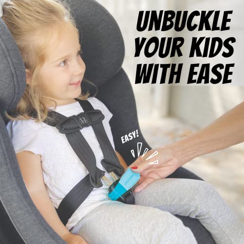 כלי שחרור אבזם מכונית של Unbuckleme - עזרה פותחן קל לדלקת פרקים, ציפורניים ארוכות, ילדים גדולים יותר