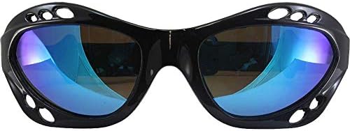 Birdz 2 זוג משקפי שמש מקוטבים של Seahawk משקפי סקי סקי ספורט ספורט עפיפון ספורט, גלישה, קיאקים, 1 שחור