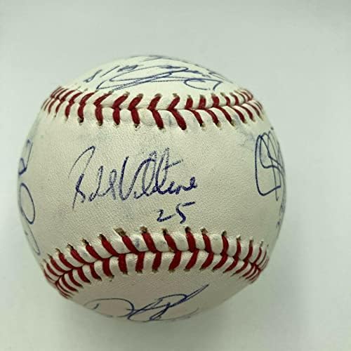 2012 קבוצת בוסטון רד סוקס חתמה על בייסבול מני רמירז דסטין פדרויה PSA DNA - כדורי בייסבול עם חתימה