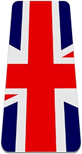 סיבזה בריטניה בריטי דגל פרימיום עבה יוגה מחצלת ידידותי לסביבה גומי בריאות & מגבר; כושר החלקה מחצלת