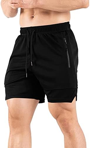 מכנסיים קצרים משקולות מיטב משקולות גברים בצבע מוצק משיכה מזדמנת מכנסיים קצרים בספורט המותניים עם הכיסים הטובים