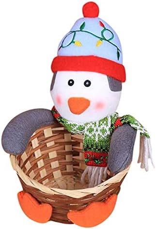 טודוזו החג שמח סוכריות אחסון סל קישוט סנטה איש שלג אחסון סל שולחן העבודה סוכריות תיבת חטיף סיפור 2