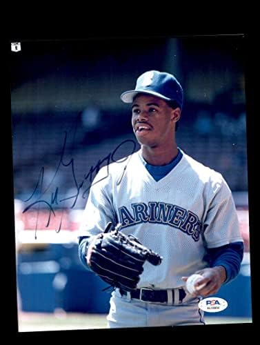 Ken Griffey JR PSA DNA חתום 1989 8X10 Mariners Autography - תמונות MLB עם חתימה