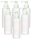 Parfums Grand 4 גרם משאבת קרם טבעי משאבת מתקן פלסטיק בקבוקי עם משאבות סבון לבנות, לג'ל, סבון, שמפו,