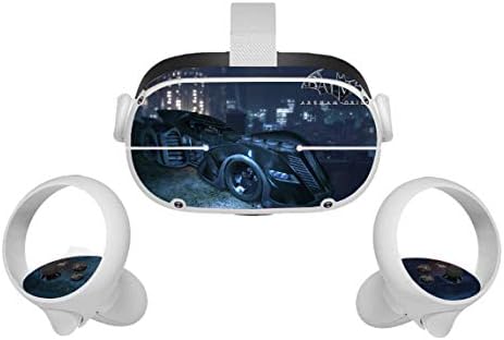 מדבקות סרטים של אביר כהה עור ל- Oculus Quest 2, אוזניות VR ובקרות מדבקות מדבקות מגן על אביזרי מדבקות