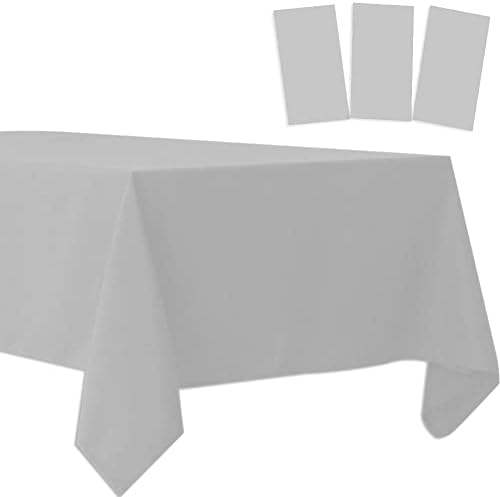3 ארוזות מפות מפלסטיק מפלסטיק מפות שולחן חד פעמיות שולחן שולחן שולחן לשולחן לפיקניק מנגל המסיבות לחתונה ליום