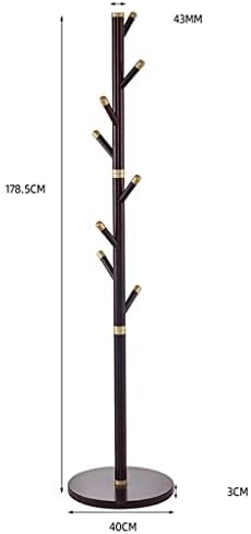 אגוז עץ מלא סלון קולב רצפת קולב קריאייטיב קולב מרפסת מרפסת אנכית (צבע: OneColor, גודל