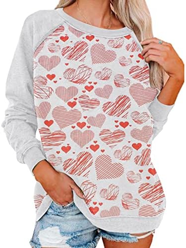 סווטשירטים של יום האהבה לנשים סוודר גרפי של נשים