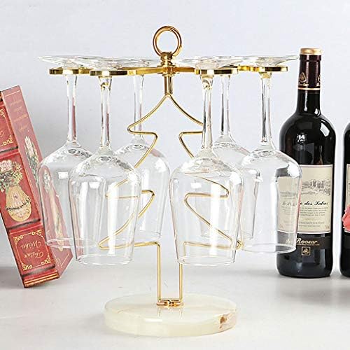 פשטות יצירתית מחזיק זכוכית יין, מסגרת גביע, מחזיק כוס תלויה הפוך J1127, PIBM, זהב