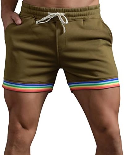 מכנסיים קצרים מזדמנים של Wocachi לגברים 5 אינץ 'חריץ מטען קדמי שטוח צ'ינו מכנסיים קצרים קיץ אימון
