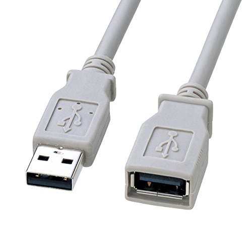 Sanwa אספקת KU20-ECEN1K כבל הרחבה USB ECO, 3.3 רגל, אפור בהיר
