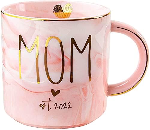 מתנות לאמא חדשה לנשים-ספל אמא חדש אסט 2022-מתנה לאמא אמא בפעם הראשונה להיות-ספל קפה מאמא 11 עוז