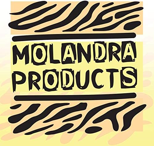 מוצרי Molandra Hadjustment - 20oz hashtag בקבוק מים לבן נירוסטה עם קרבינר, לבן