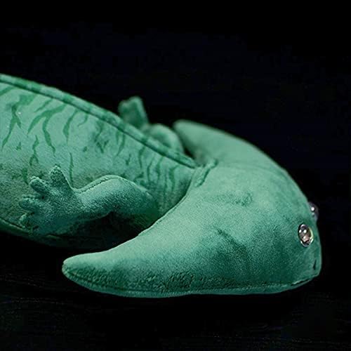 Nohito ריאליסטי אקסולוטל קטיפה הדמיה של צעצוע דיפלוקולוס פלושי דמות ממולא חיה ירוקה ירוקה מקורית