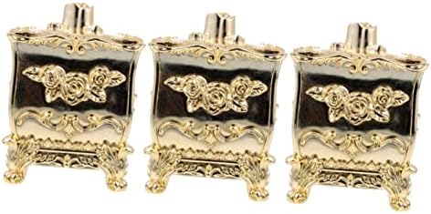 FOMIYES 3 יחידות קופסת כותנה קופסת תכשיטים מרובע רפידות כותנה מרובעות למכלי איפור פנים מיני מחזיק טבעת מארז פרח