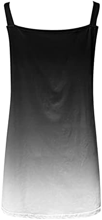 נשים עניבת שיפוע מזדמנת דפסת צבע דפסת רוכסן רופף חלול חוצה בגדים גותיים ללא שרוולים חולצות חולצות חולצות