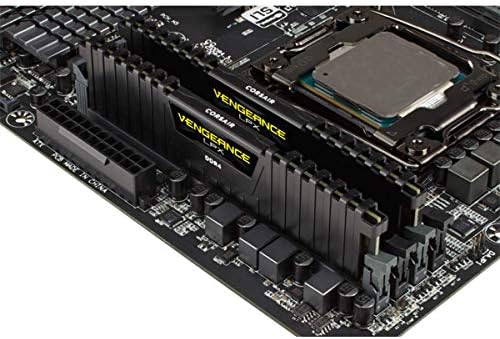 Corsair נקמה LPX 16GB DDR4 3200 C16 1.35V - זיכרון מחשב CMK16GX4M2D3200C16 שחור