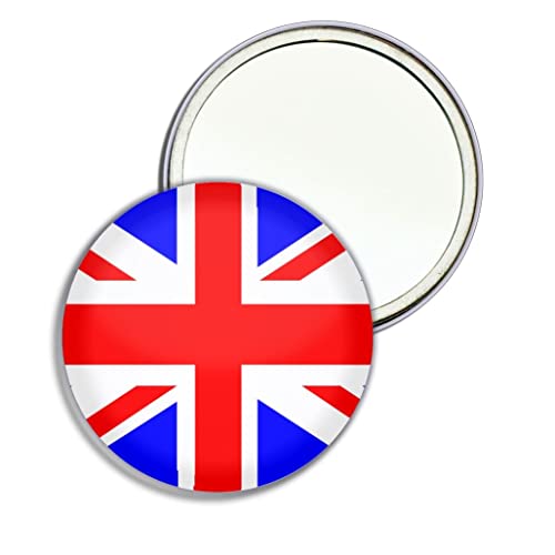 איחוד ג ' ק בריטניה דגל-77 ממ עגול קומפקטי מראה