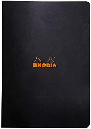 מחברת Staplebound Rhodia, A5, פסיקה מרובעת - שחור