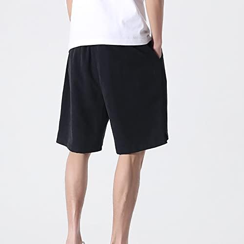 מכנסי אימון לגברים של Ticcoy מכנסיים קצרים אתלטים ריצה מכנסיים קצרים עם משיכת מכנסי קיץ של רוגבי רוגבי