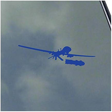 MQ-1C אפור נשר טיסה טיסה ויניל מדבקה מדבקה צבא מלט לא מאויש.