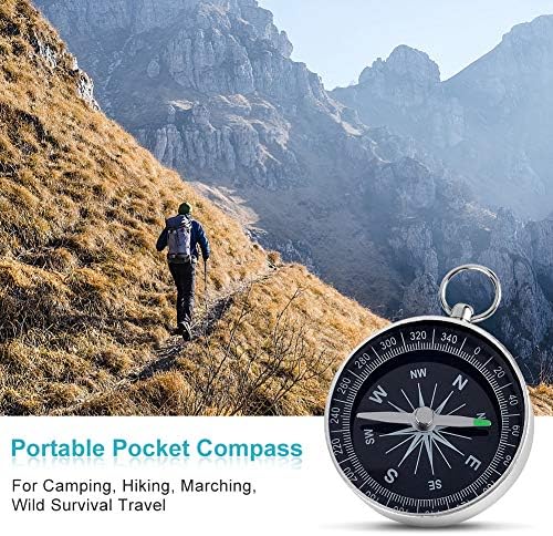 Vingvo Compass Pocess Pocise איכותי איכות אלומיניום קל משקל קל ומשקל פיקניק חיצוני מסוגנן