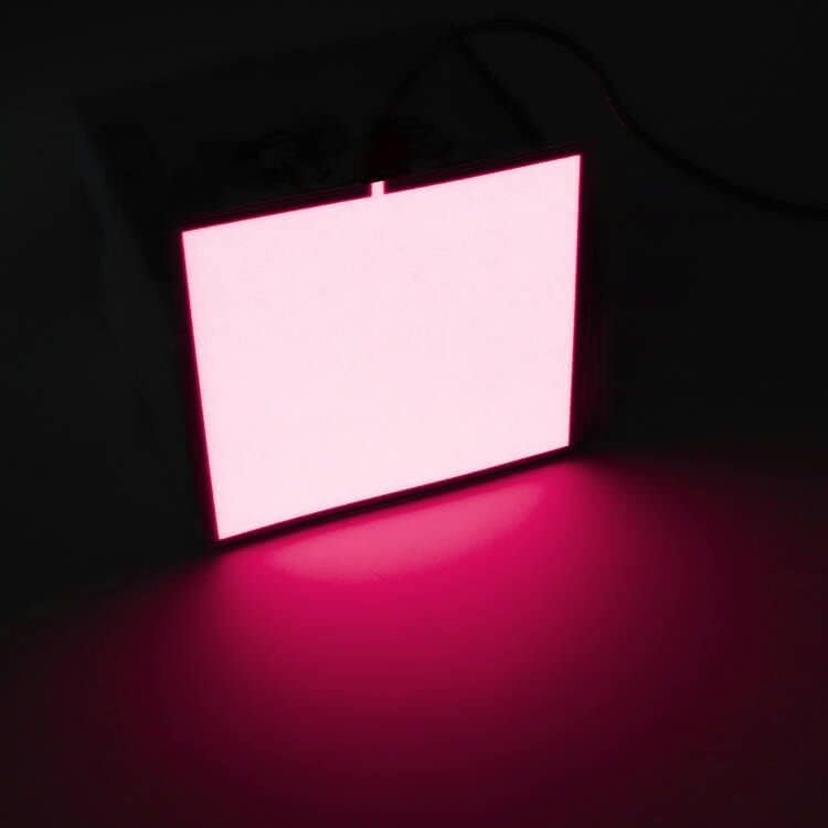אור גיליון EL אלקטרולומינצנטית אור - 3 דגמים נשארים על/פלאש איטי/סטרוב מהיר, 10 סמ x 10 סמ DIY EL