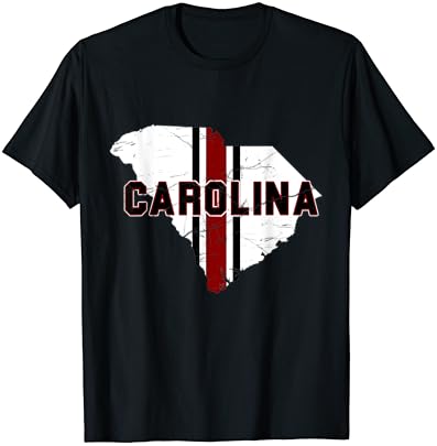 בציר קרוליינה חולצה קרוליינה מפת נשים גברים בנות בני חולצה