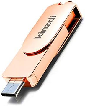 LUNCA 128GB USB 3.0 + Type-C 3.0 ממשק מתכת טוויסטר פלאש דיסק V11 קל לשימוש