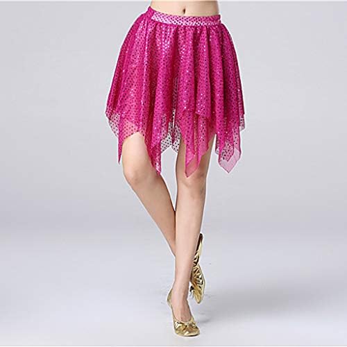 בגדי תלבושות ביצועי בטן לטינית אי -הסדר לטיני נשים ריקוד ריקוד חצאית חצאית 25 yd חצאית