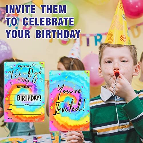 הזמנות ליום הולדת -נושא טייה נושא יום הולדת הזמנה כרטיסים （20 ספירת) עם מעטפות, מילוי כרטיסי הזמנה בסגנון לבנים