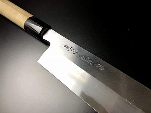 סכין השף היפני Aritsugu kamausuba פלדה כחולה 195 ממ 7.67 נחרד שם חרוט