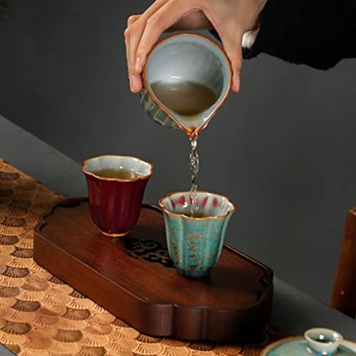 HOMOYOYO תה סיני סט כוס קפה כוס קפה סינית קונג פו כוסות תה: כוס קפה קרמיקה כוסות תה חרסינה כוסות