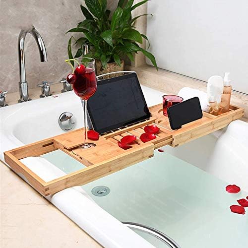 מגשי אמבטיה במבוק רעיון קאדי מארגן מקלחת אמבטיה מארגן מאריך צדדים בנוי גשר אמבטיה ביתי מגש סלולרי